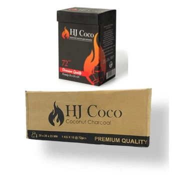 Кокосове вугілля для кальяну 10 кг HJ Coco