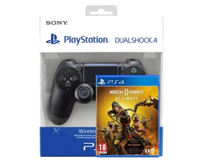 Mortal Kombat 11 Ultimate (російські субтитри) (PS4) + Sony DualShock 4 Version 2 (black)