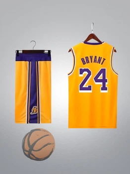 Форма баскетбольна дитяча Lion NBA LAKERS BRYANT 24 колір жовтий ХS - на 6-8 років, зріст 120-125 (CO-2266-XS)