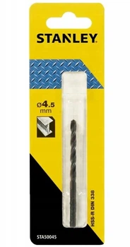 Свердло по металу 4,5 мм 1 шт Stanley STA50045