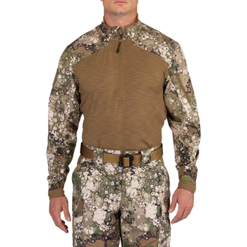 Рубашка тактическая под бронежилет 5.11 Tactical GEO7™ Rapid Half Zip Shirt 2XL Terrain