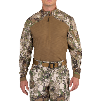 Сорочка тактична під бронежилет 5.11 Tactical GEO7™ Rapid Half Zip Shirt XL Terrain