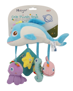 Miękka zabawka Hoogar dla niemowląt wieloryb (4743199010592)