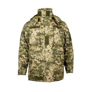 Куртка тактична зимова (Бушлат) Ріп-Стоп ММ-14 (Український піксель) 44