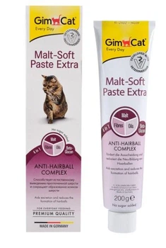 Паста Gimpet GimCat для кошек, Malt-soft Paste Extra для вывода шерсти, 200 г