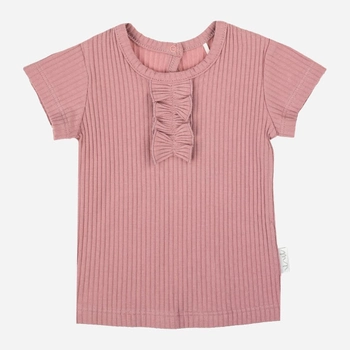 Дитяча футболка для дівчинки Nicol 204140 74 см Рожева (5905601021278)