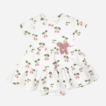 Дитяче боді-сукня для новонароджених дівчаток Nicol 204159 56 см Біле (5905601021568)
