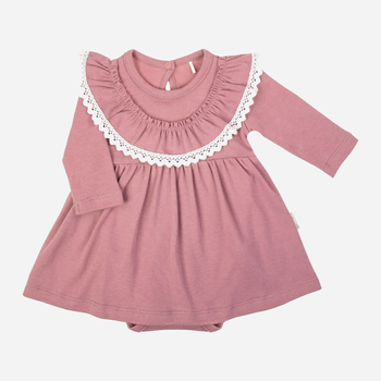 Дитяче боді-сукня для новонароджених дівчаток Nicol 204160 56 см Рожеве (5905601021629)