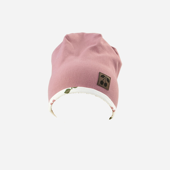 Дитяча демісезонна шапка-біні для дівчинки Nicol 204268 36 см Рожева (5905601022701)