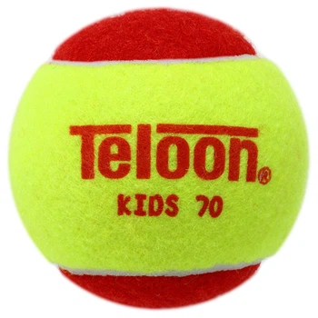 Мяч для большого тенниса TELOON KIDS 70 Stage-3 48 шт. Красный/Салатовый