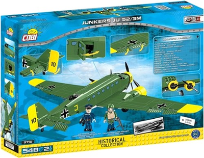 Конструктор Cobi Historical collection WWII Junkers 548 елементів (5902251057107)