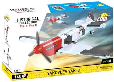 Конструктор Cobi Historical Collection WWII Yakovlev Yak-3 140 елементів (5902251058623)