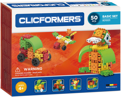 Конструктор Clics Toys 50 елементів (8809465532680)