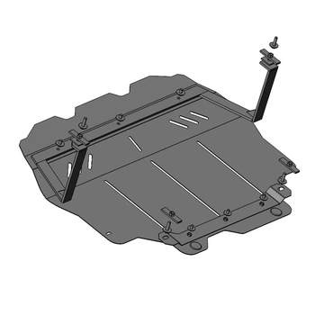 Защита двигателя 102.0231.00V оцинкованная сталь + покрытие Volkswagen EOS 2009-2015 Bronex