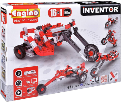 Klocki konstrukcyjne Engino Inventor 16 modeli bikes 234 elementy (5291664001303)