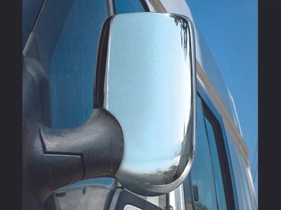 Набор хромированных накладок на зеркала Carmos для Ford Transit (2000-2014) - 2 шт.