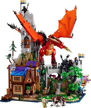 Zestaw klocków LEGO Ideas Dungeons & Dragons: Opowieść czerwonego smoka 3745 elementów (21348)