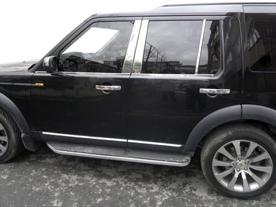 Нержавеющая окантовка стекол (4 шт) для Land Rover Discovery IV