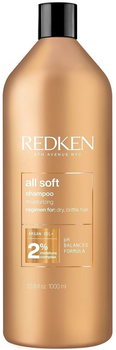 Шампунь для зволоження волосся Redken All Soft 1000 мл (3474636919963)