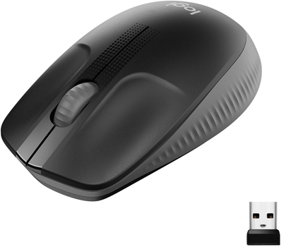 Миша бездротова Logitech M190 Full Size Wireless Charcoal (910-005905) чорна