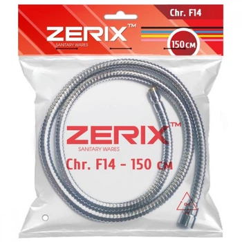 Шланги для душа кухонный Zerix 150 см для вытяжной лейки парикмахер Chr.F14 ZX2622