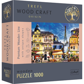 Puzzle Trefl Francuska uliczka drewniane 1000 elementów (5900511201420)