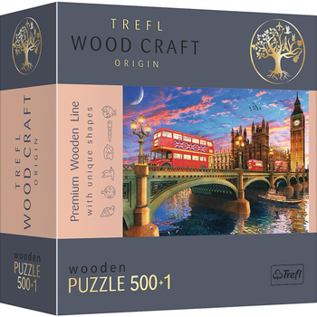 Пазл Trefl Вестмінстерський палац, Біг Бен, Лондон дерев'яний 500+1 елементів (5900511201550)