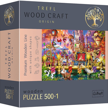 Пазл Trefl Чарівний світ дерев'яний 500+1 елементів (5900511201567)