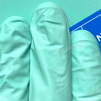 Перчатки нитриловые Nitrylex Green размер S мятные 100 шт