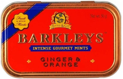 Пресоване драже Barkleys Імбир-апельсин 50 г