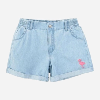 Підліткові джинсові шорти для дівчинки Cool Club CJG2422220 158 см Світло-блакитні (5903977306555)