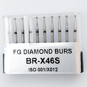 Бор алмазный FG стоматологический турбинный наконечник упаковка 10 шт UMG ШАРИК 316.001.544.012