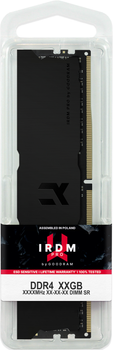 Оперативная память Goodram DDR4-3600 16384MB PC4-28800 (Kit of 2x8192) IRDM Pro Deep Black (IRP-K3600D4V64L18S/16GDC)