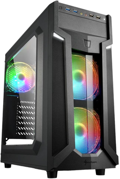 Корпус Sharkoon VG6-W RGB Black (4044951026814)