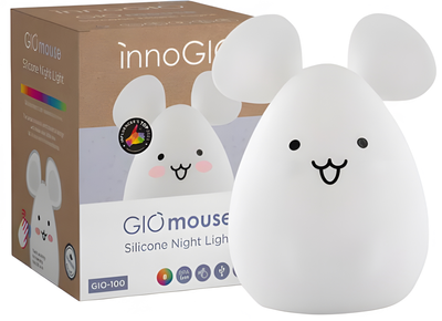 Lampka nocna silikonowa Innogio Mouse GIO-100 (5903317816850)