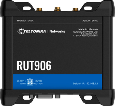 Маршрутизатор Teltonika RUT906 2G/3G/4G Router Dual-SIM (RUT906000000)