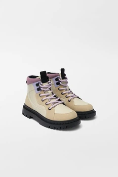 Черевики Zara пд7531 бежеві 38