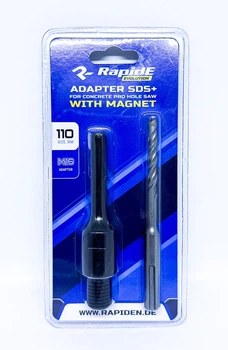 Адаптер RapidE CONCRETE PRO M16 SDS+ з магнітом та центруючим свердлом для алмазної коронки (НФ-00001932)