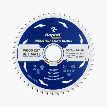 Пила RapidE INDUSTRIAL TCT SAW 180 мм * 20 / 22.23 / 32 мм * 48T (НФ-00001010)
