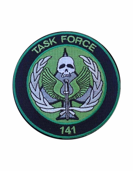 Шеврон патч " спецпідрозділи  Task force 141 " на липучці велкро