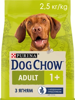 Сухий корм для дорослих собак Purina Dog Chow Adult зі смаком ягняти