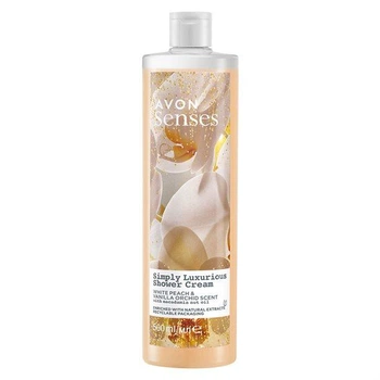 Крем-гель для душа Avon Senses «Настоящая роскошь» с ароматом персика и ванильной орхидеи 250 мл