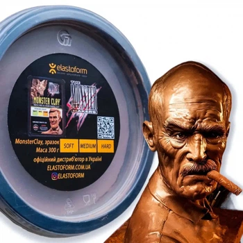 Скульптурная профессиональная масса для лепки Monster Clay Medium