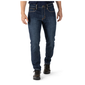 Брюки тактические джинсовые 5.11 Tactical Defender-Flex Slim Jeans W38/L34 Stone Wash Indigo