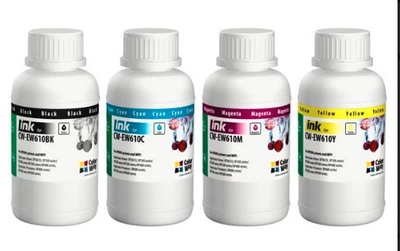 Комплект чернил ColorWay для Epson XP103/600 EW610 BK/C/M/Y Dye-based 4 x 200 ml (CW-EW610SET02)