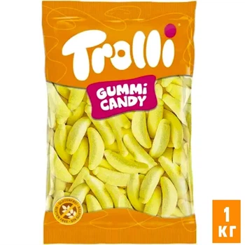 Желейні цукерки Trolli Банан 1 кг