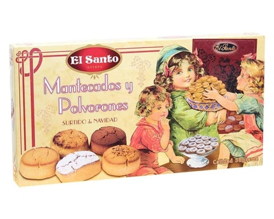 Печиво з мигдальним борошном пісочне асорті El Santo Mantecados y Polvorones 300 г