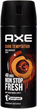 Набір чоловічий Axe Dark Temptation Trio Парфумований дезодорант-спрей 150 мл + Гель для душу 250 мл + Лосьйон після гоління 100 мл (8720182525949)