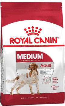 Sucha karma dla dorosłych psów średnich ras Royal Canin Medium Adult w wieku powyżej 12 miesięcy 15 kg (3004150/11422) (3182550402217/0262558402211)