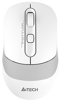 Мышь A4Tech Fstyler FB10CS Wireless/Bluetooth Grayish White